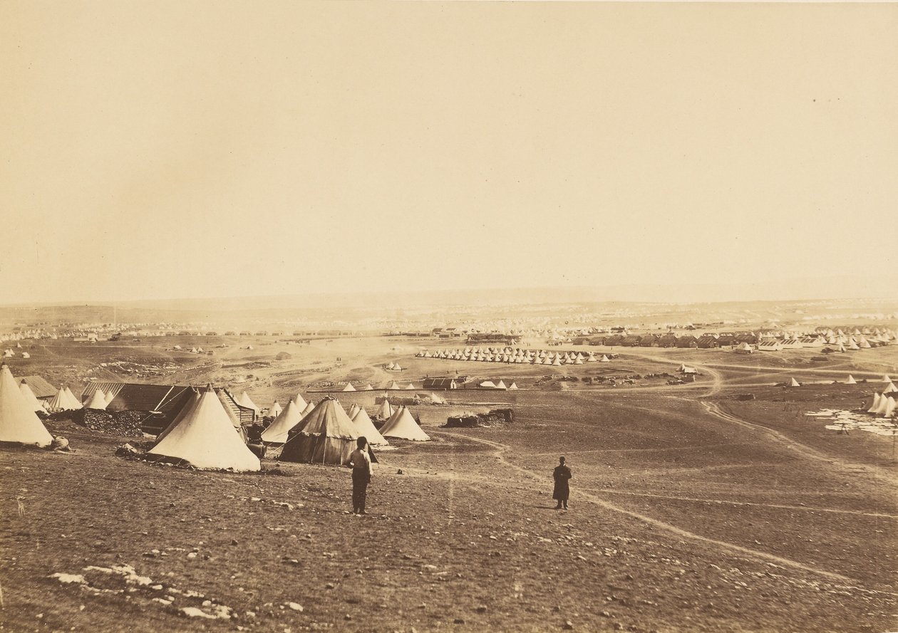 Plateau van Sebastopol I. door Roger Fenton