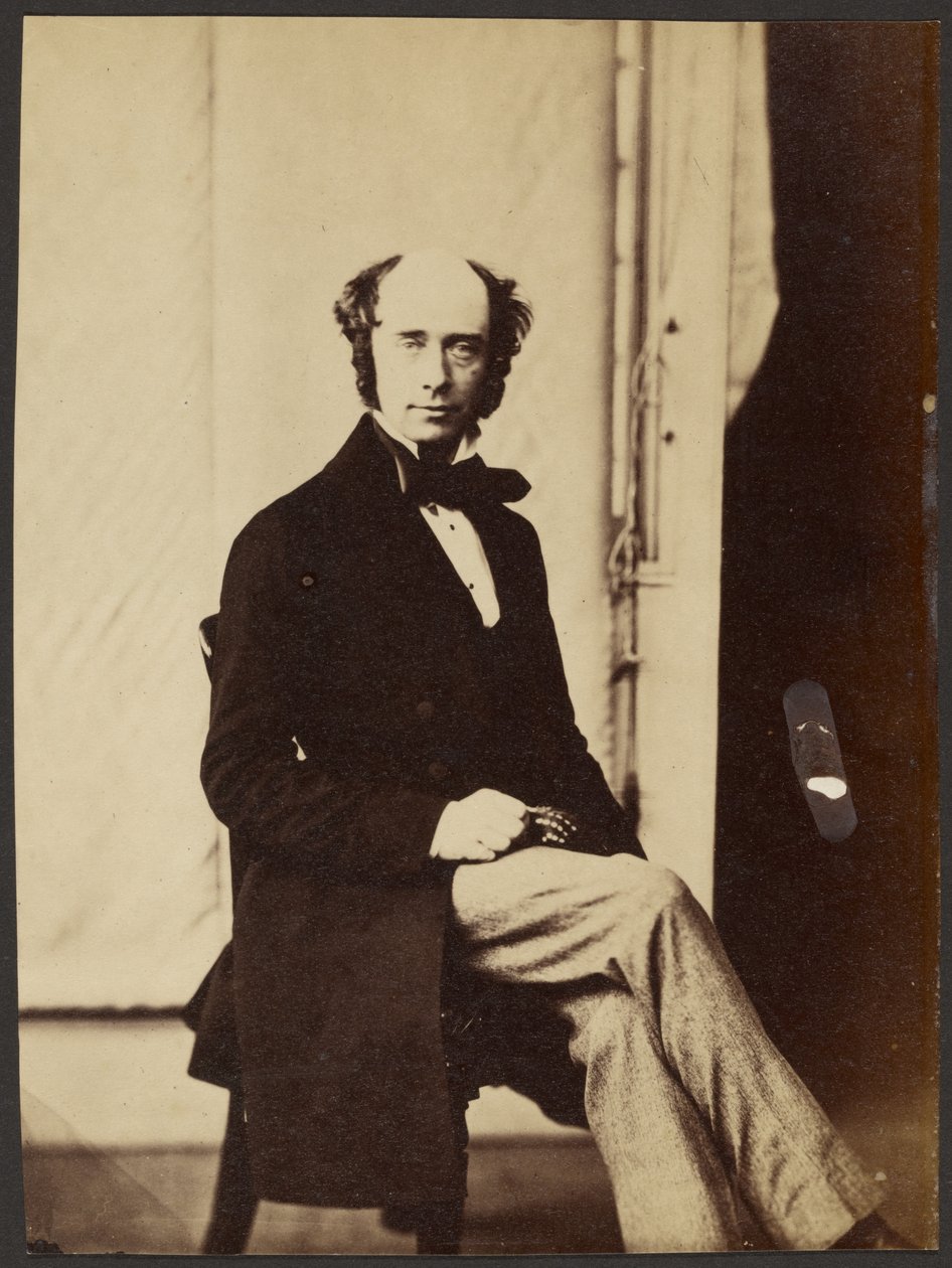 [Portret van een man] door Roger Fenton