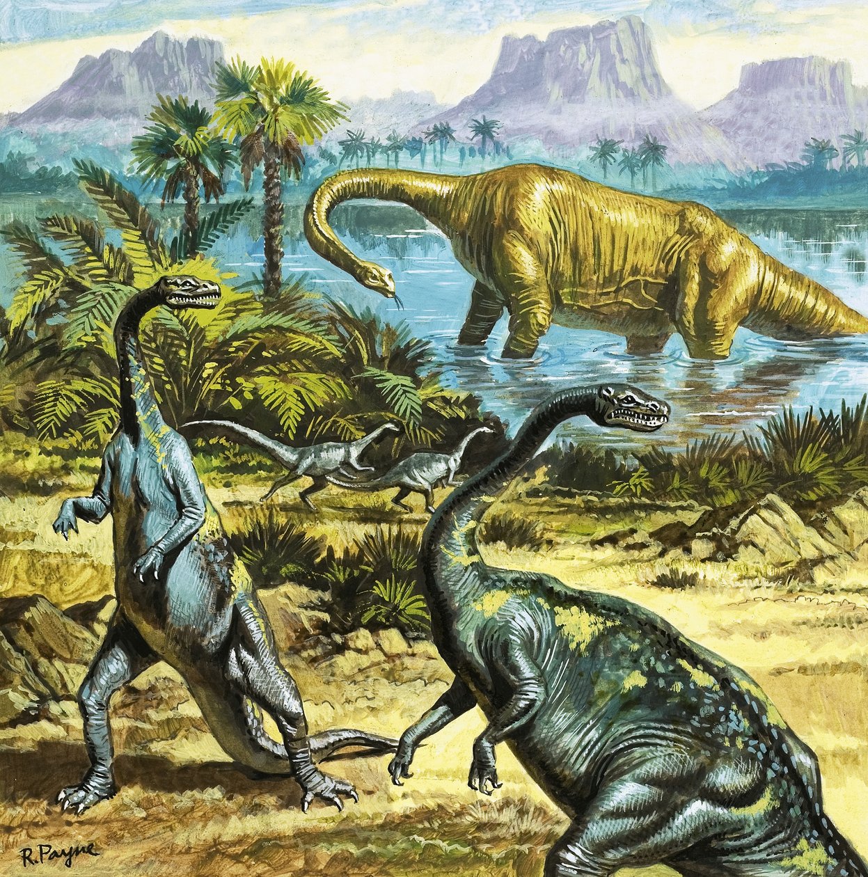Ongeïdentificeerde prehistorische wezens door Roger Payne