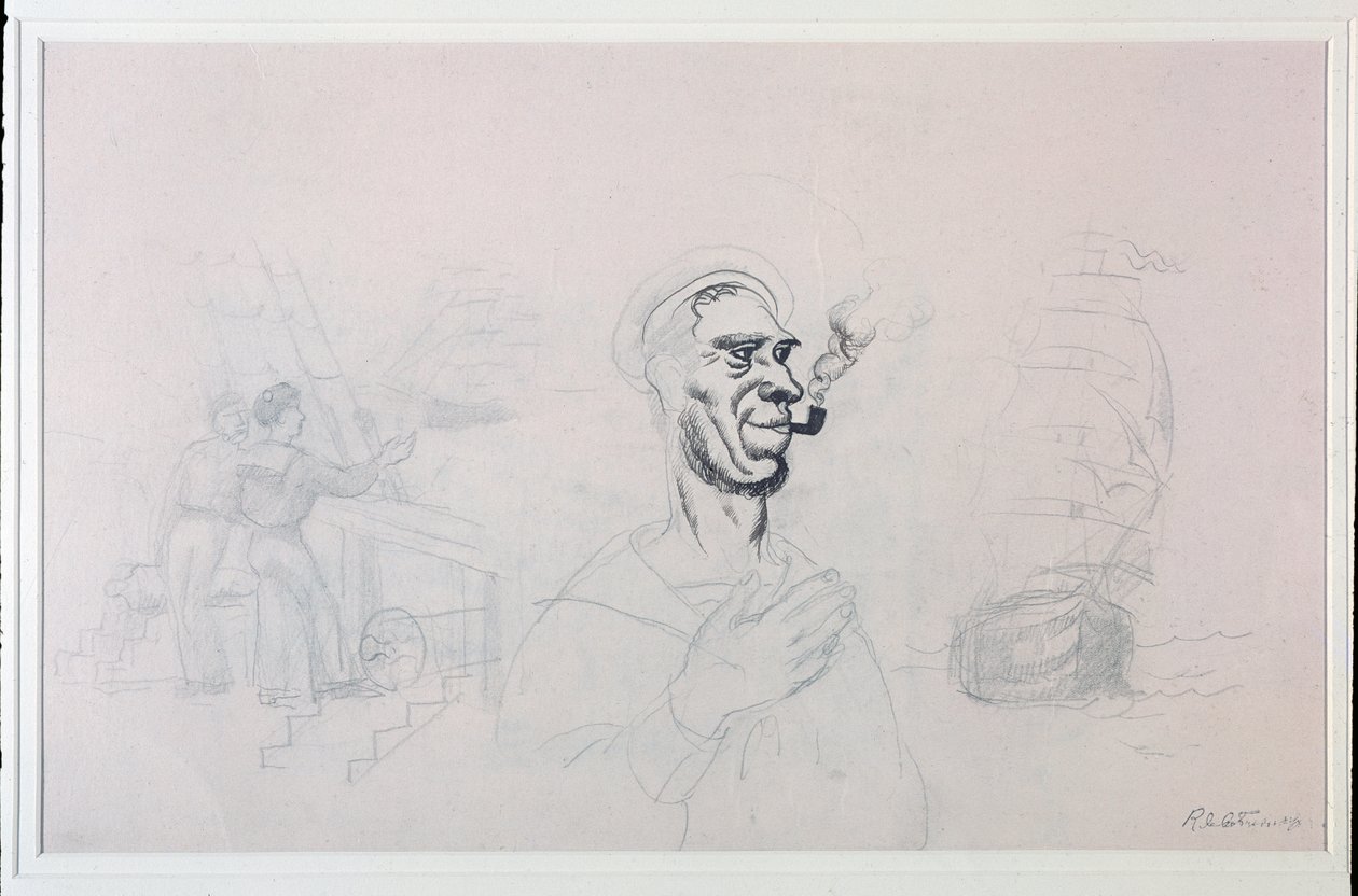 De zeeman door Roger de La Fresnaye
