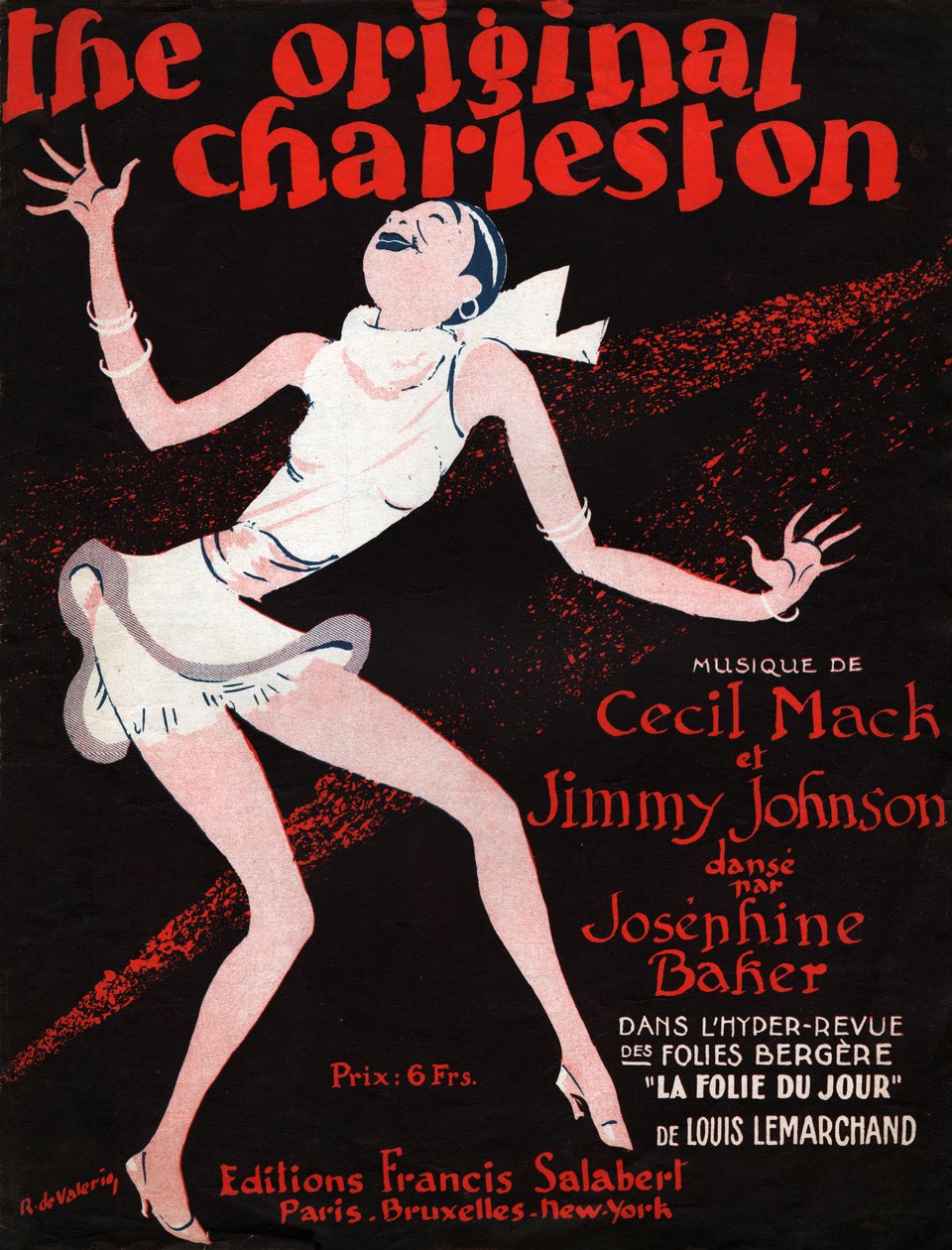 Josephine Baker in het tijdschrift 
