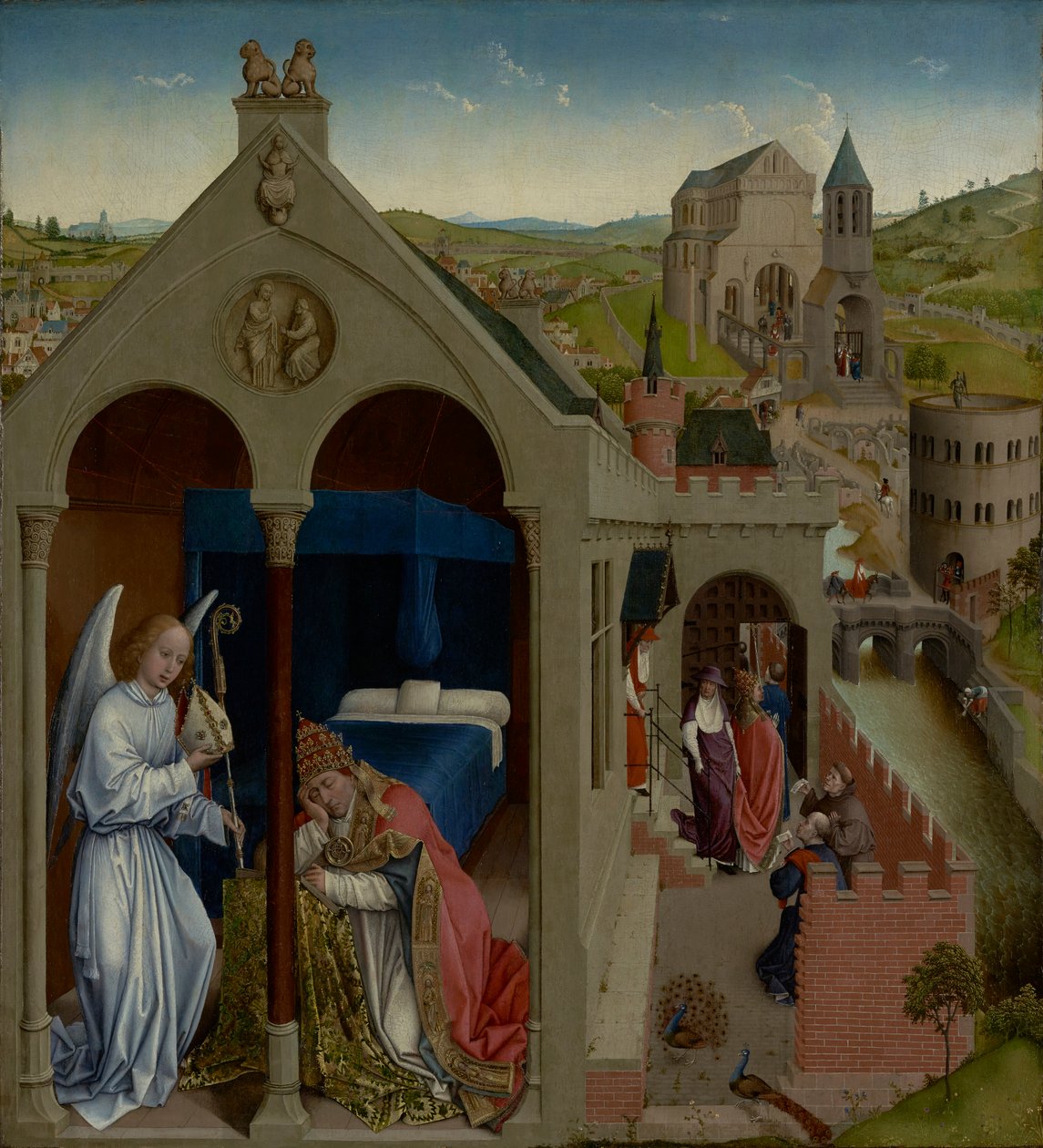 De Droom van Paus Sergius, c.1430 door Rogier van der Weyden
