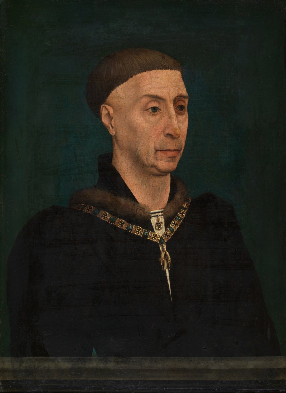Portret van Filips de Goede (1396-1467), Hertog van Bourgondië door Rogier van der Weyden