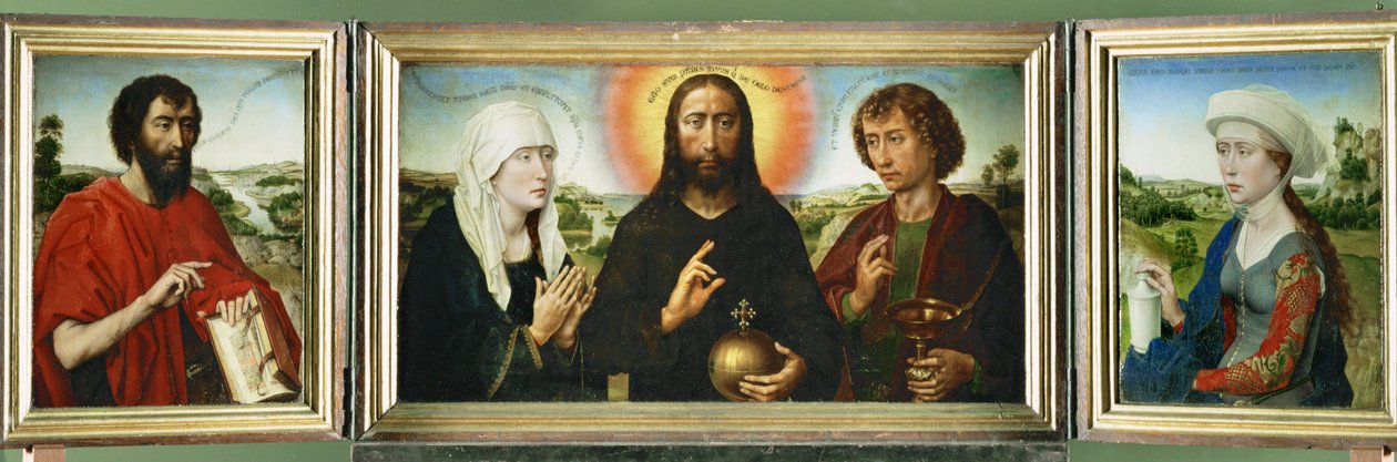 Drieluik van de Braque familie, geschilderd voor 1452 ... door Rogier van der Weyden