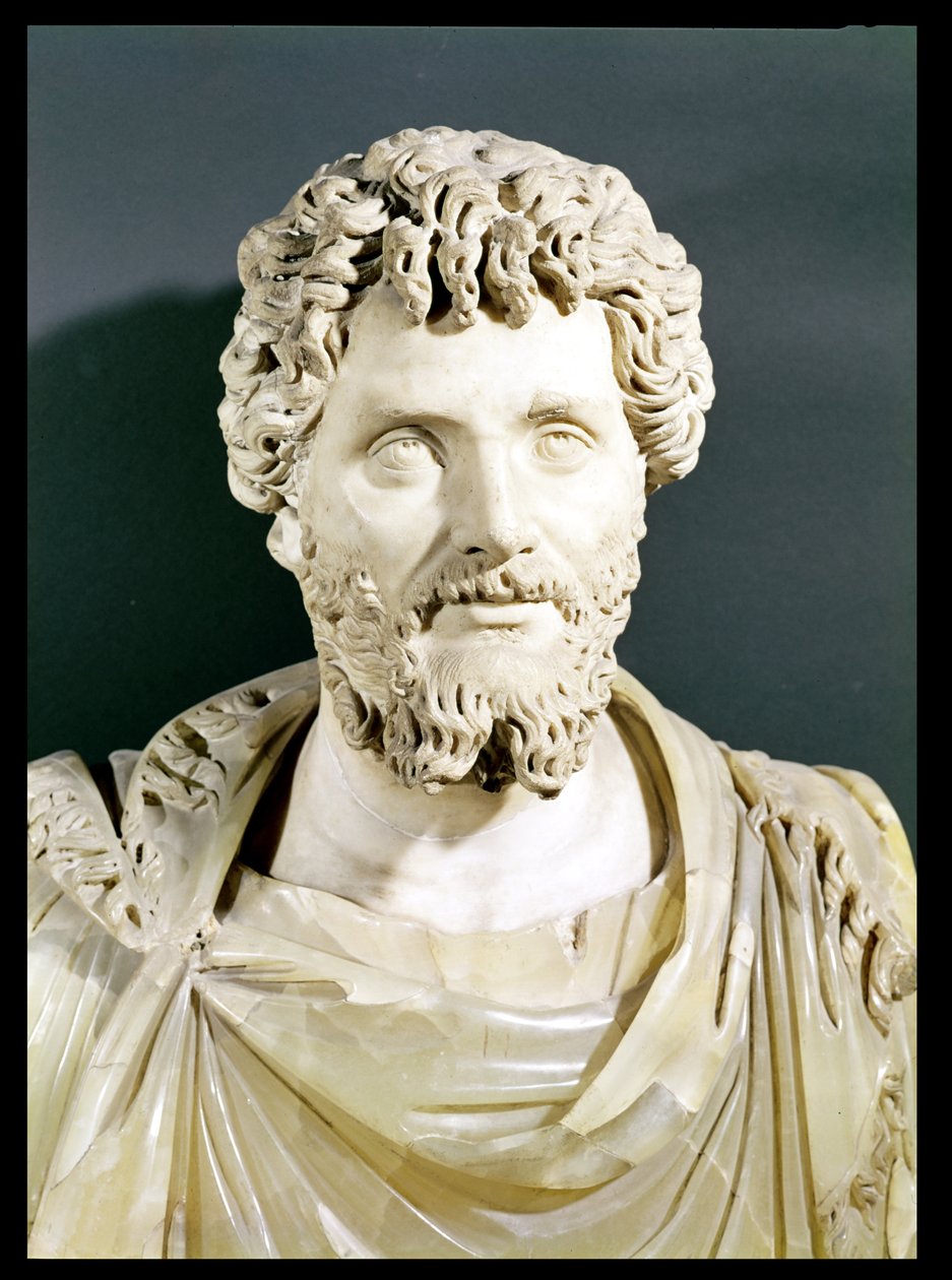 Buste van keizer Septimus Severus (145-211 AD) 2e-3e eeuw door Roman