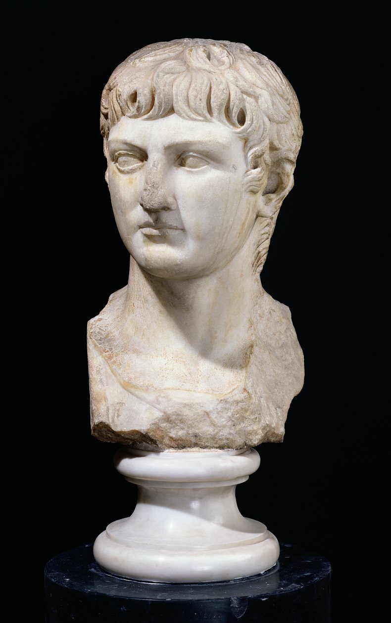 Buste van Germanicus (16 v.Chr.-19 n.Chr.) door Roman