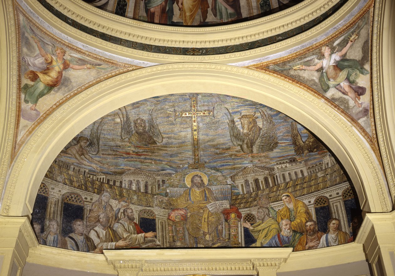 Christus onder de apostelen door Roman