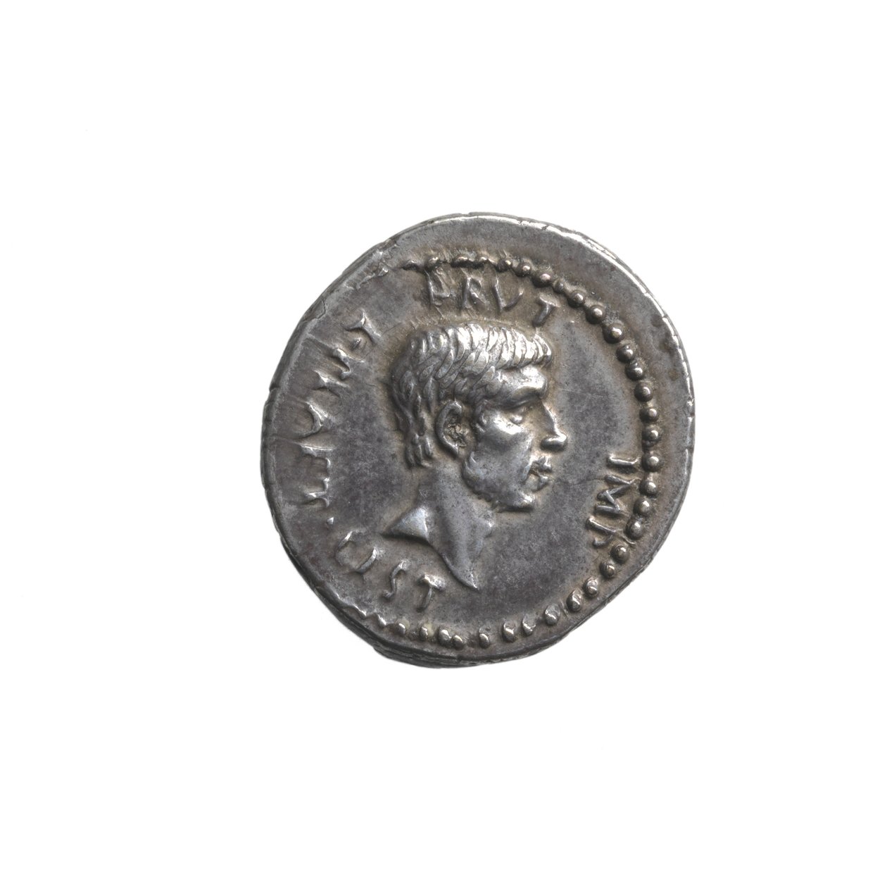 Denarius met de kop van Brutus door Roman