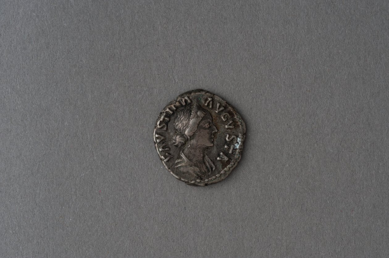 Denarius van Faustina (zilver) door Roman