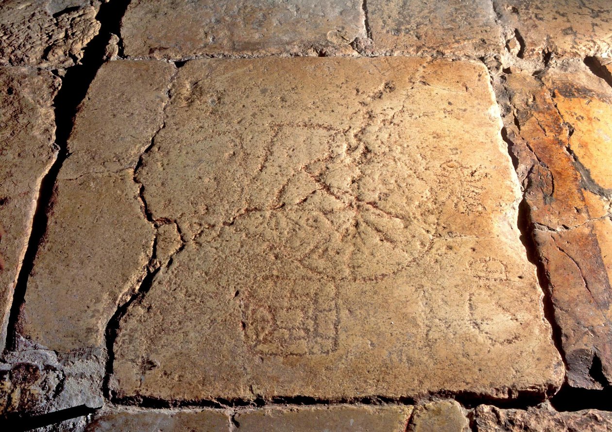 Lithostrotos, de oude Romeinse bestrating door Roman