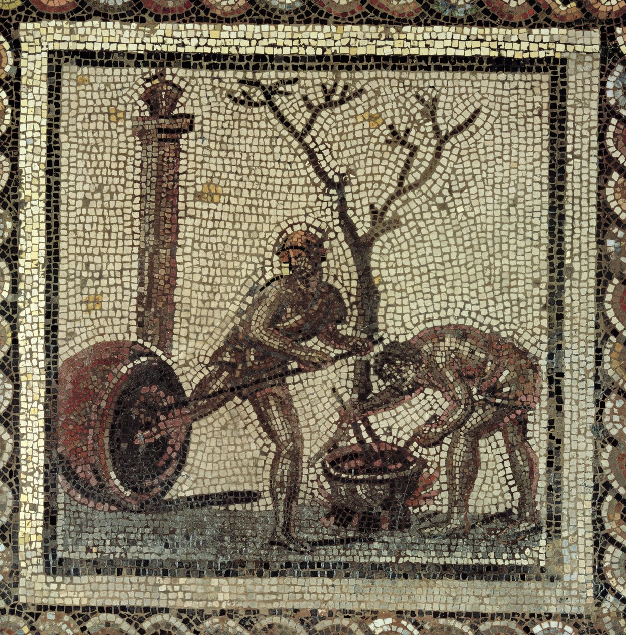 Beschermende potten voor het opslaan van wijn met pek, uit Saint-Romain-en-Gal, Rhone-Alpes, Frankrijk door Roman