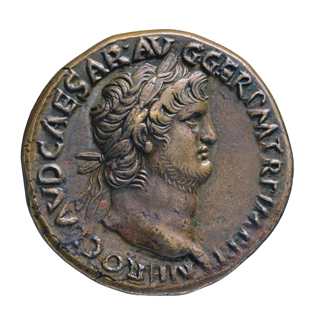 Romeinse keizerlijke munt uit Rome, AD 65 door Roman
