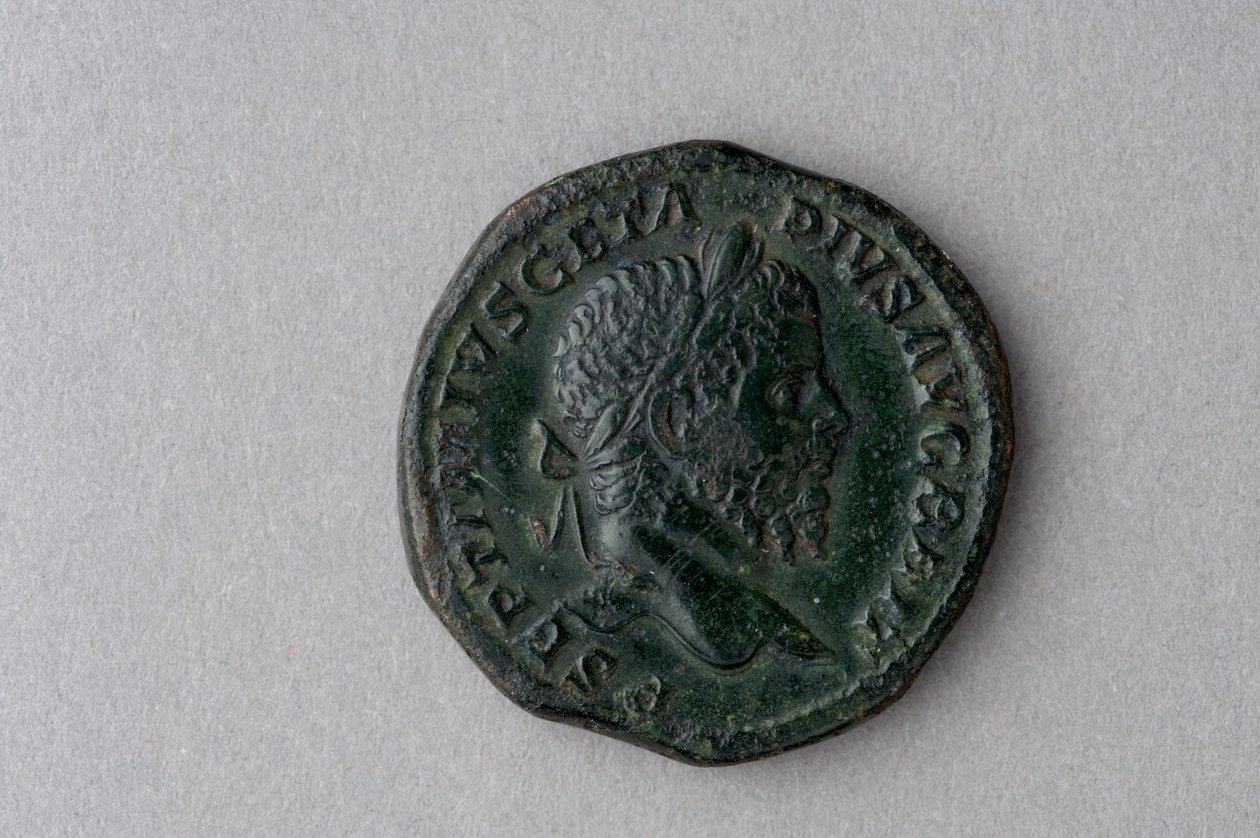 Sestertius van Geta (brons) door Roman