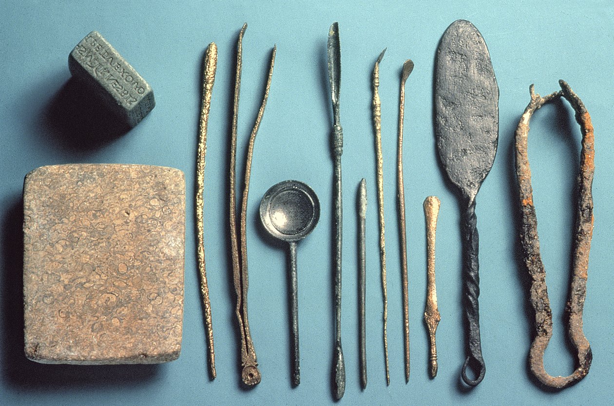 Chirurgische Instrumenten, verschillende data binnen de Romeinse periode door Roman