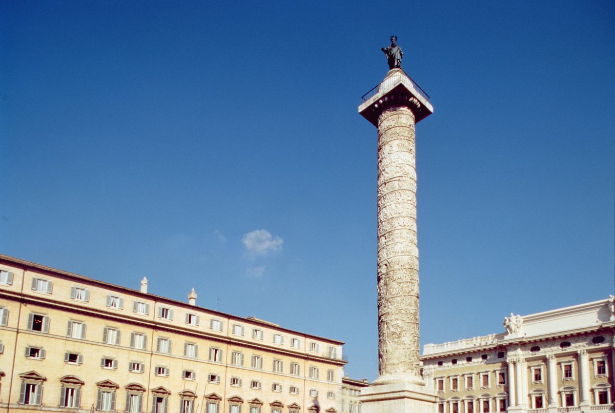 De zuil van Marcus Aurelius, Romeins door Roman