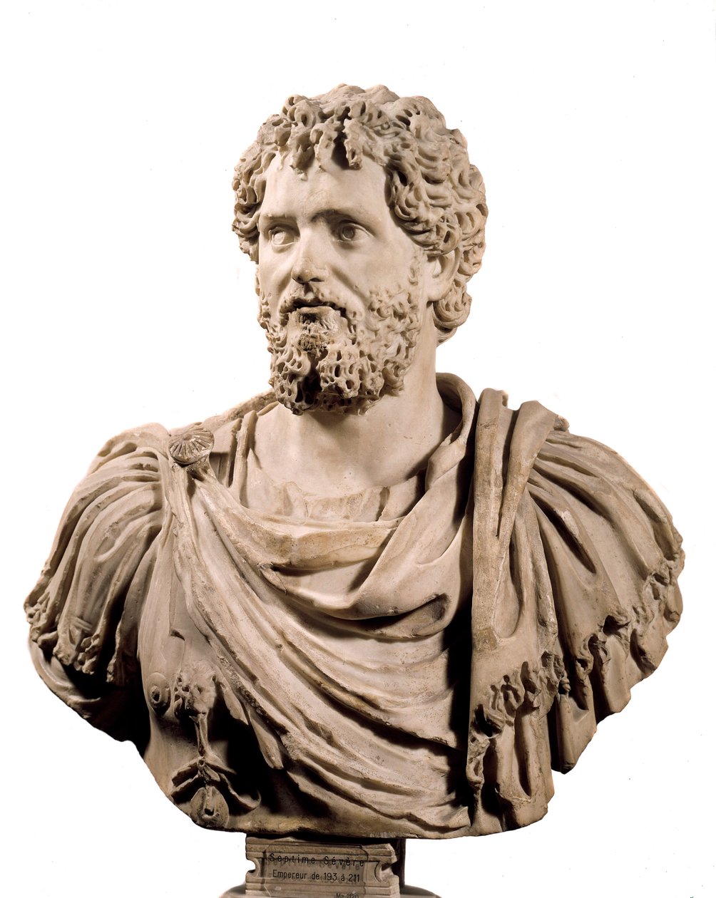 Buste van Romeinse keizer Septimius Severus door Roman