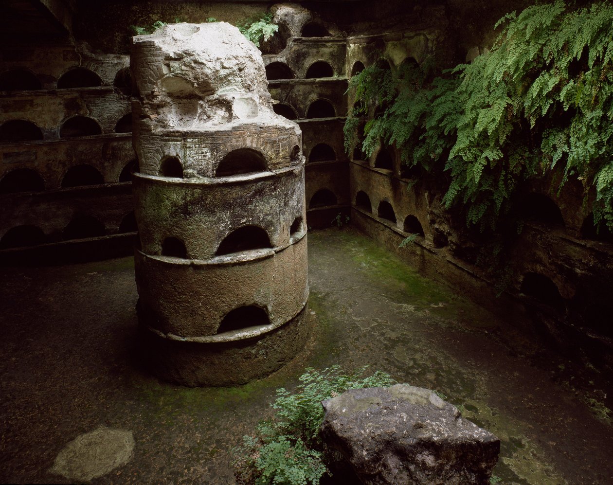 Columbarium van het Graf van de Scipions, 3e eeuw v.Chr. tot 1e eeuw n.Chr. door Roman