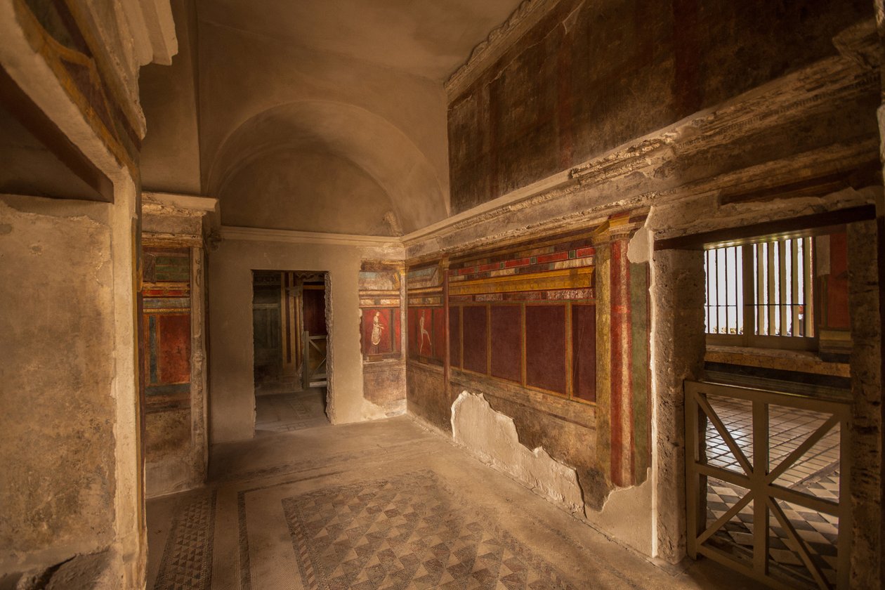 Europa, italië, campanië, pompei, villa van de mysteriën ©Lanzellotto Antonello/AGF/Leemage door Roman