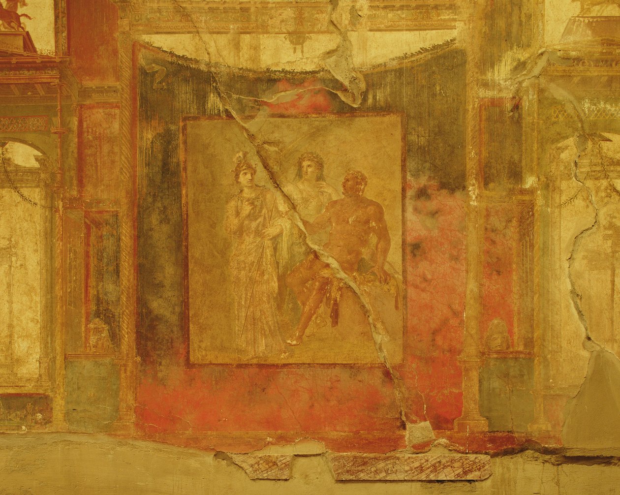 Hercules tussen Juno en Minerva, Il Collegio degli Augustali door Roman