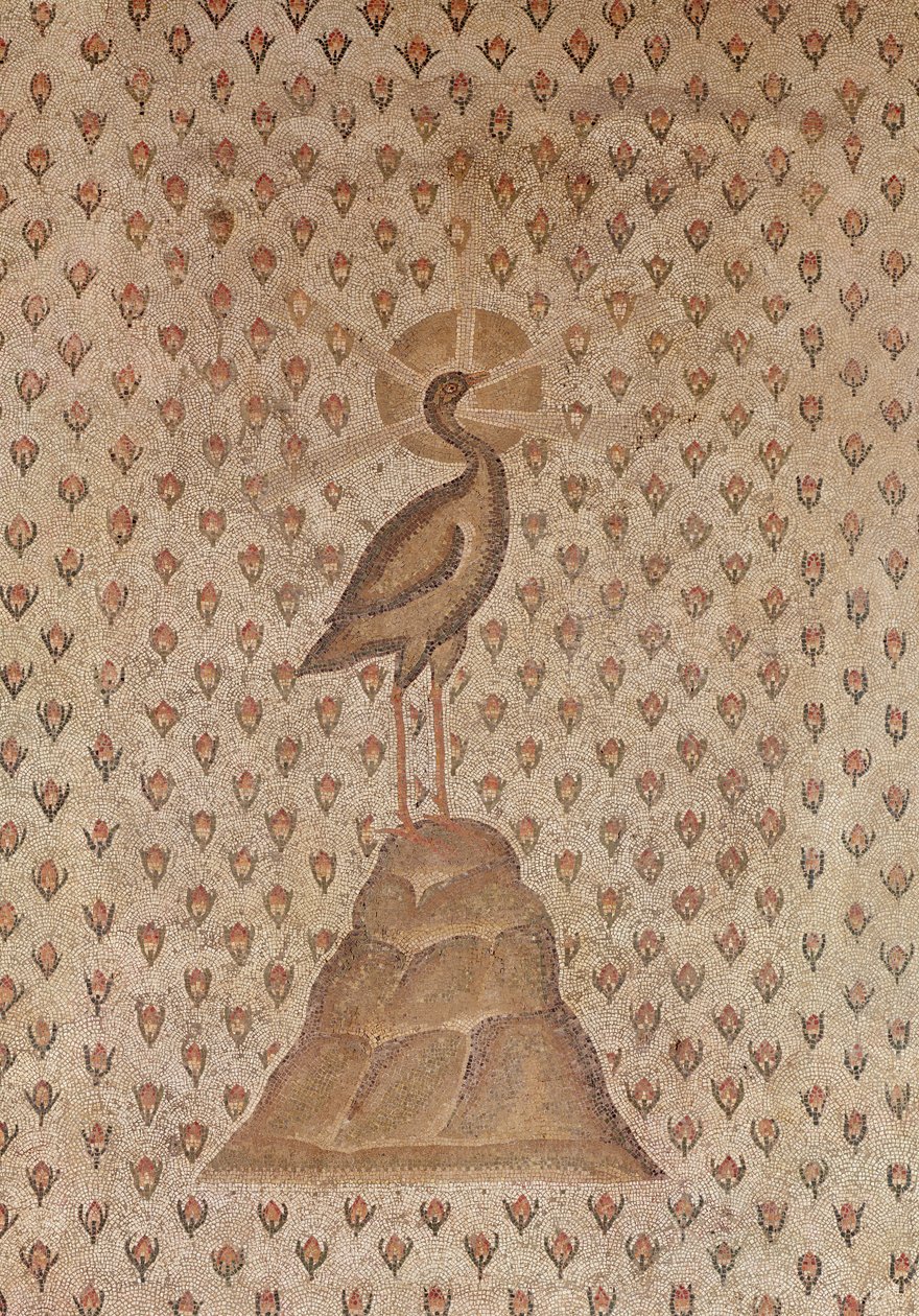 Mozaïekvloer (detail) door Roman