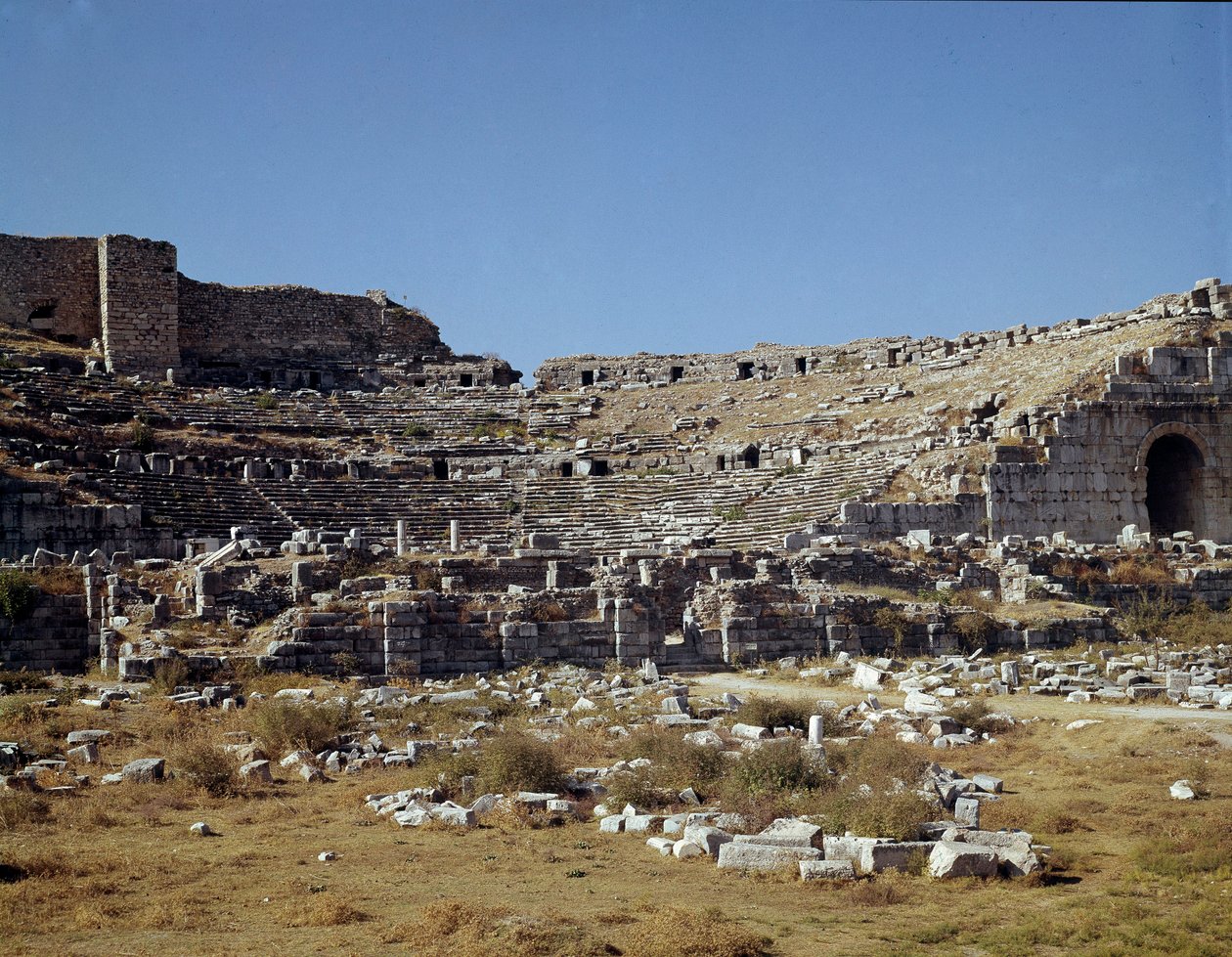 Romeinse kunst, Hellenistische periode: het theater van Milete door Roman