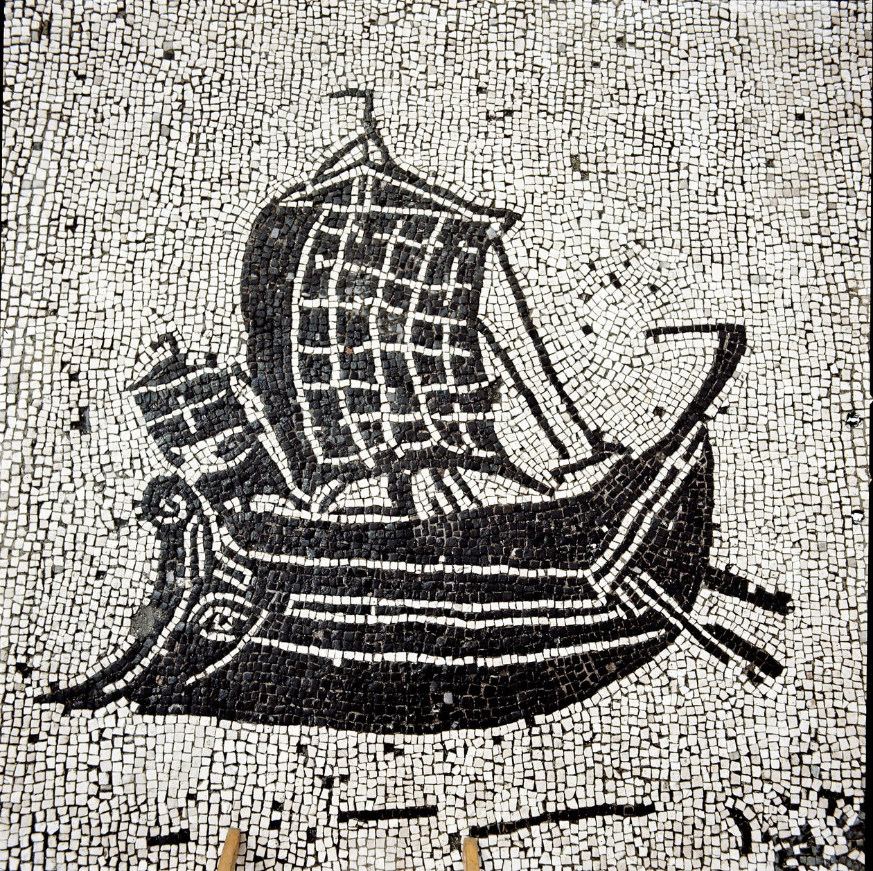 Sabratha-schip keert terug naar de haven van Ostia door Roman