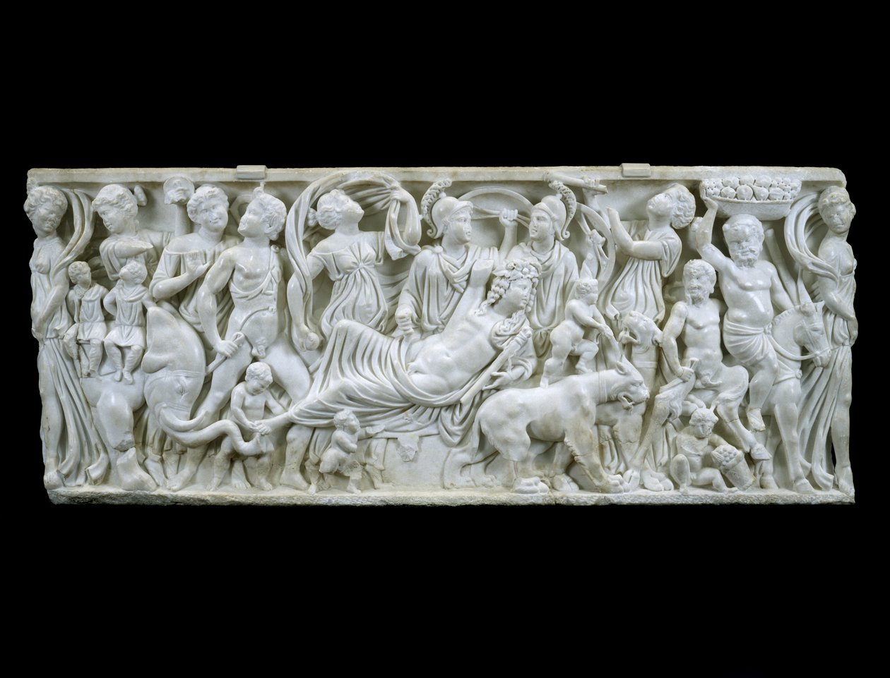 De Indiase triomf van Dionysus, 180-195 na Christus door Roman