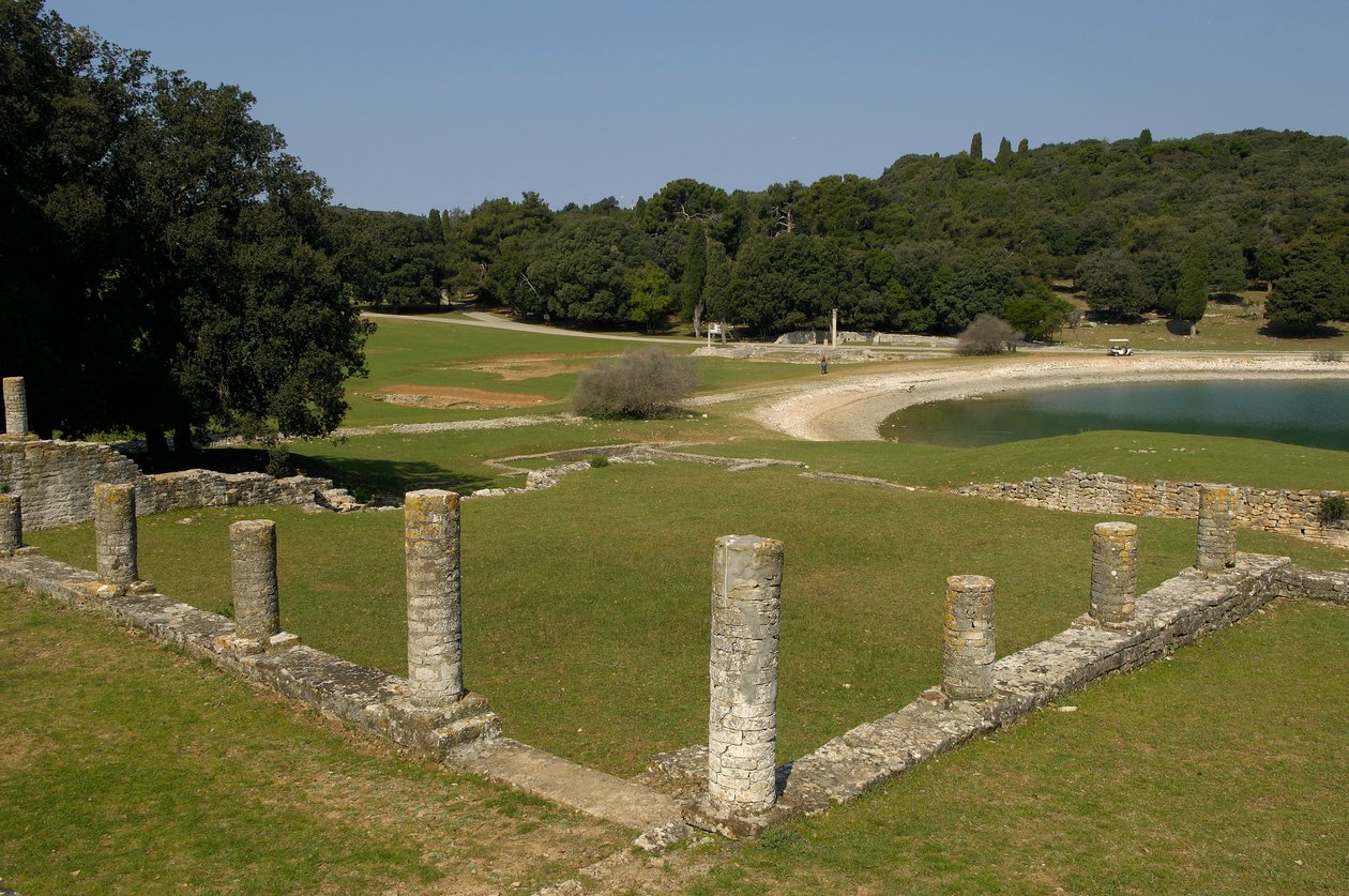 De Romeinse villa in Verige Bay, Brijuni, Kroatië door Roman