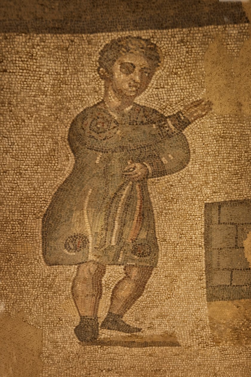 Twee apsis kamer, vloermozaïek, Villa Romana del Casale, Piazza Armerina, Sicilië, Italië door Roman