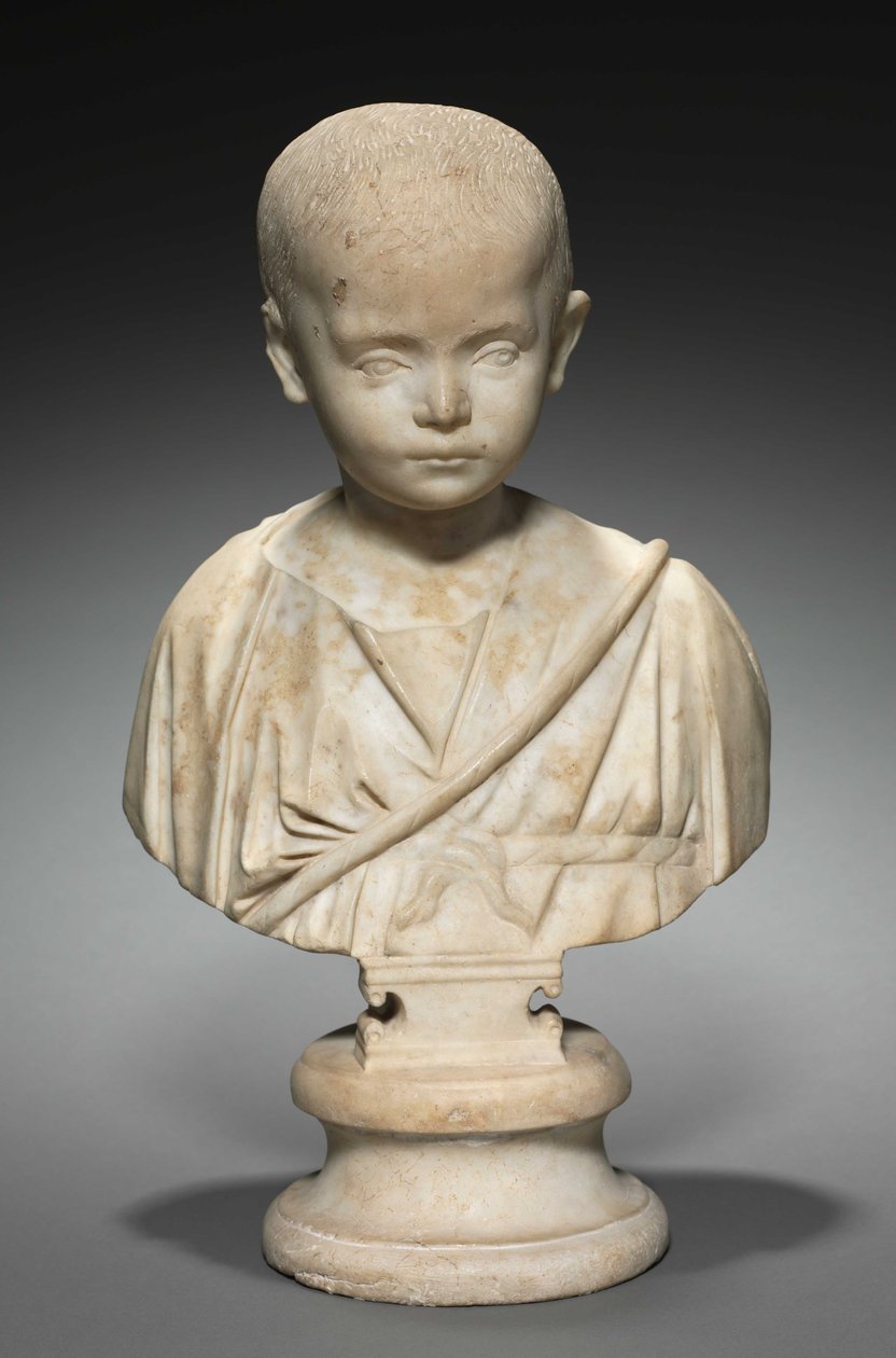 Portretbuste van een meisje, ca. 250-275 door Roman Imperial Period