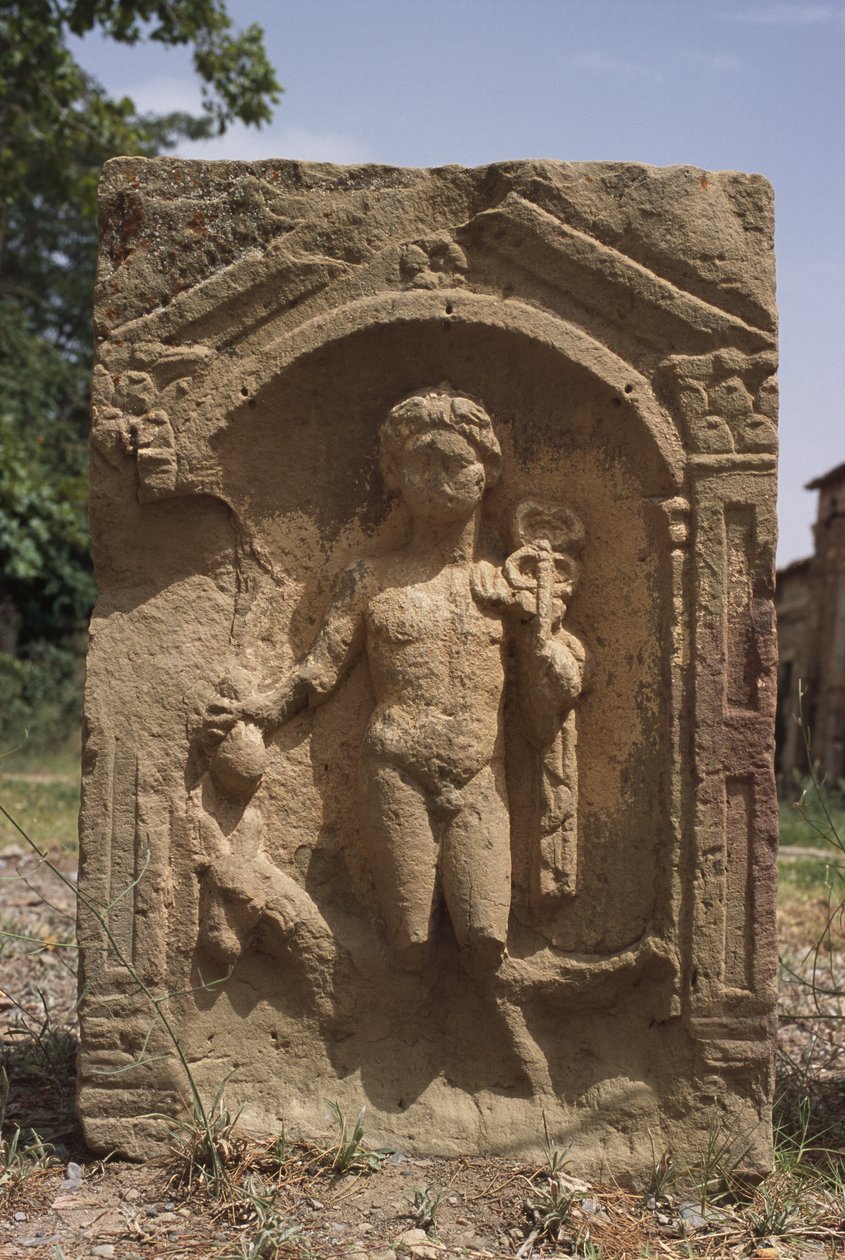 Stèle met Afbeelding van Mercurius, Hoge Keizerlijke Periode (27 v.Chr.-395 n.Chr.) door Roman Imperial Period