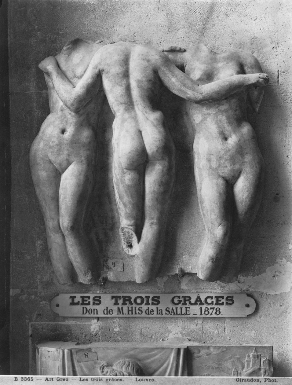 De Drie Gratiën, Romeinse kopie van een Hellenistisch Grieks origineel uit de 2e eeuw v.Chr. door Roman Imperial Period