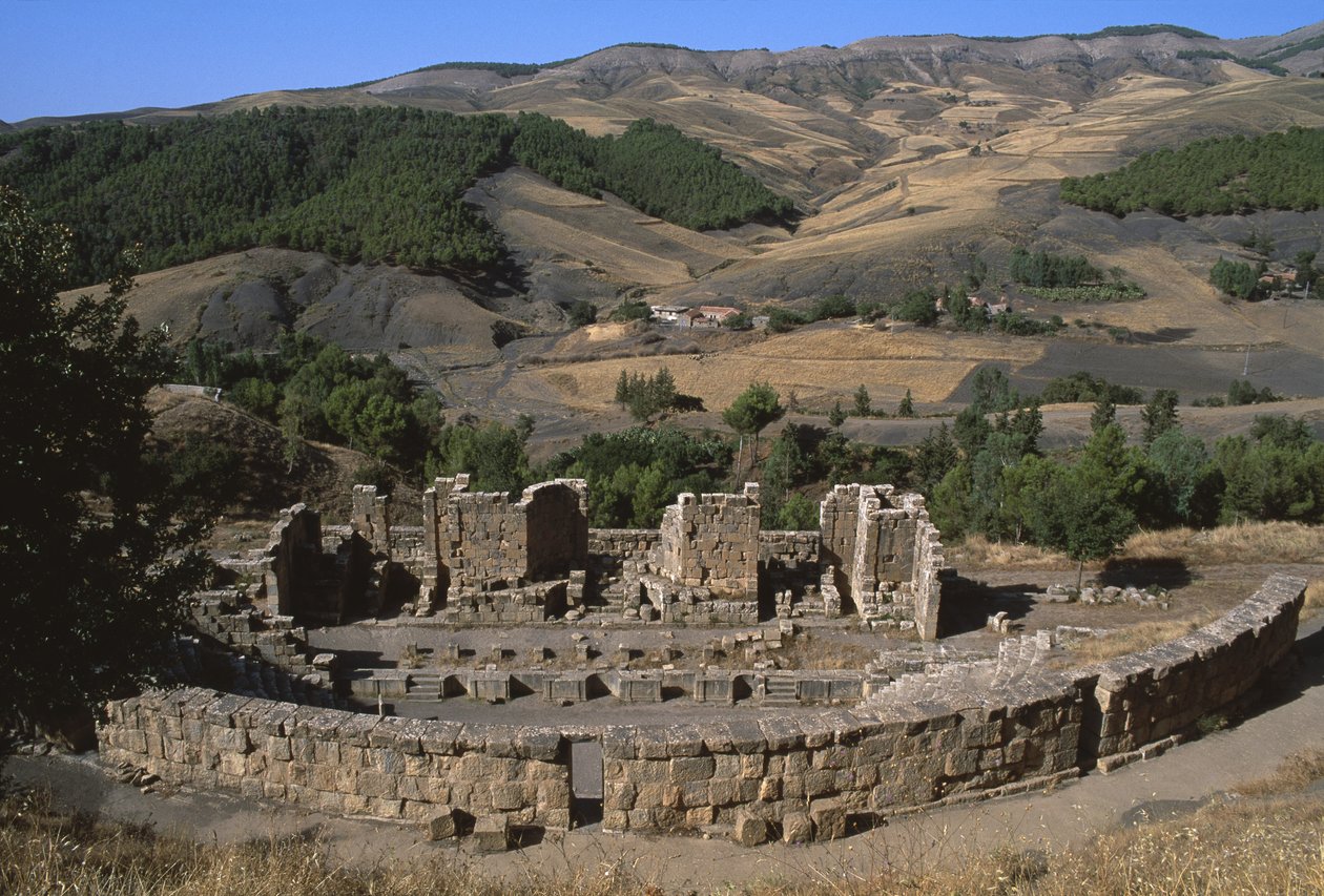 Uitzicht op het theater, Hoge Keizerlijke Periode door Roman Imperial Period