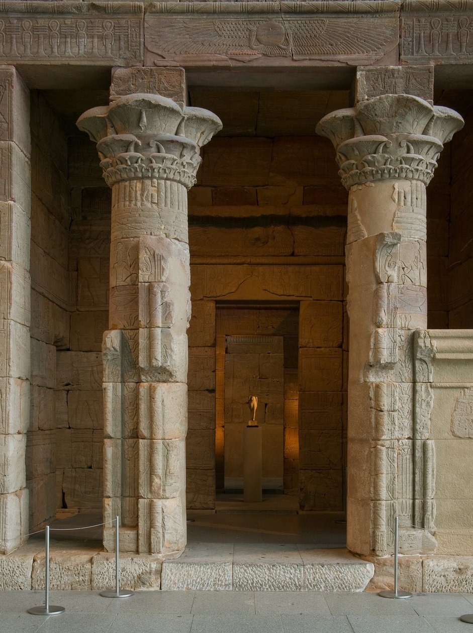 De Tempel van Dendur, ca. 10 v.Chr. door Roman Period Egyptian