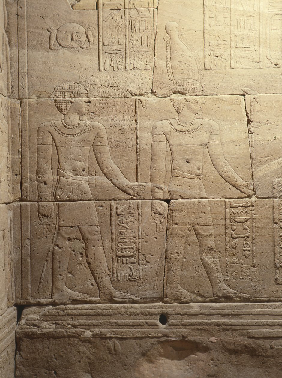 De Tempel van Dendur, ca. 10 v.Chr. (eolische zandsteen) door Roman Period Egyptian