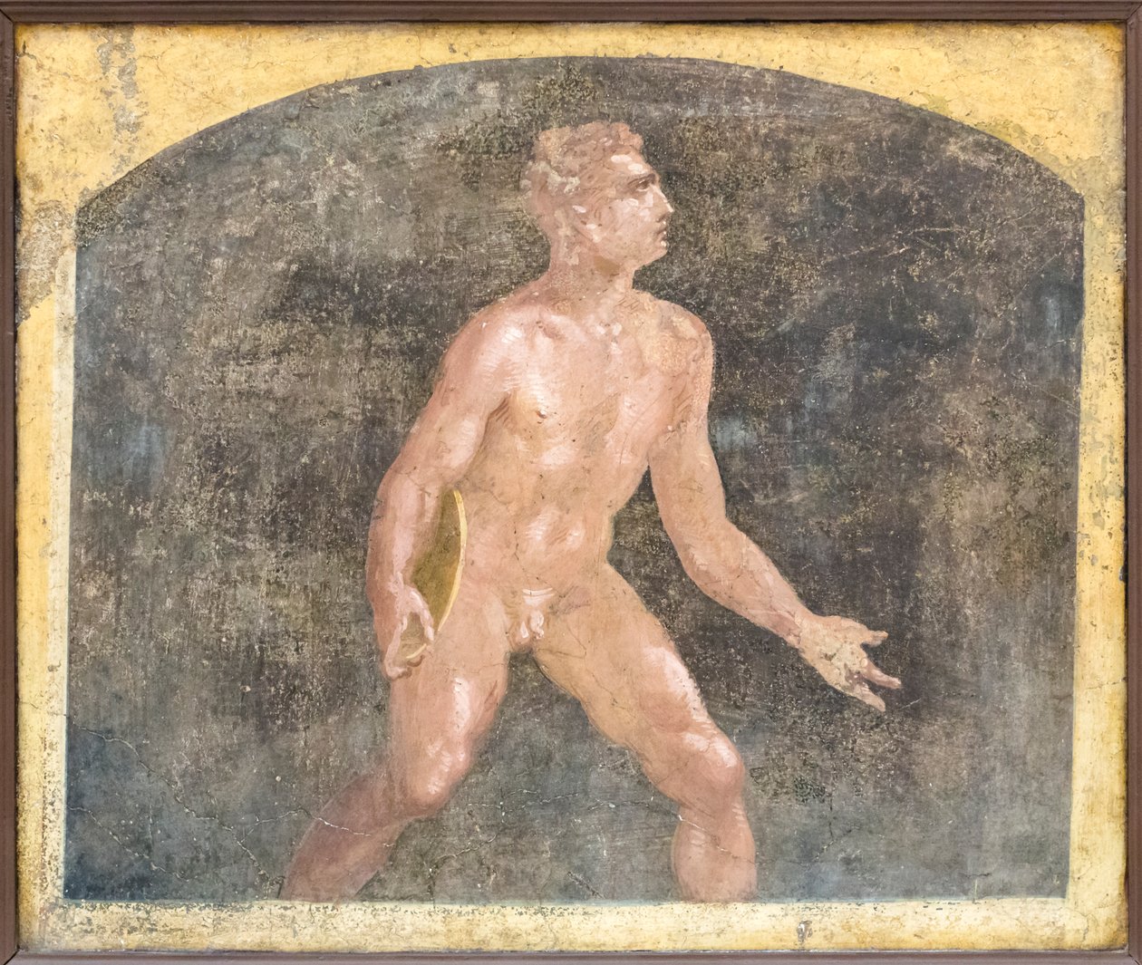 Discobolus, van villa Arianna in Stabiae door Roman Roman