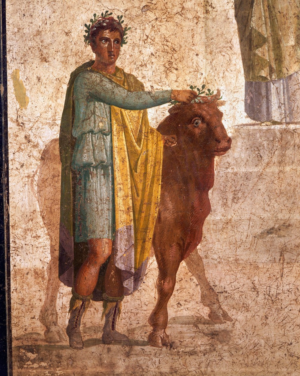 Romeinse beschaving, Fresco met Jason en Pelias. Uit Pompeii door Roman Roman