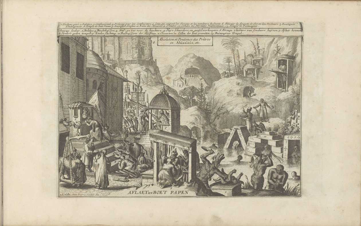 Zonde en boete door Romeyn de Hooghe