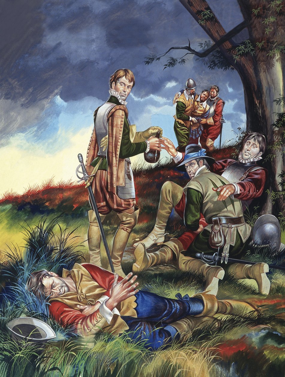 Sir Philip Sidney door Ron Embleton