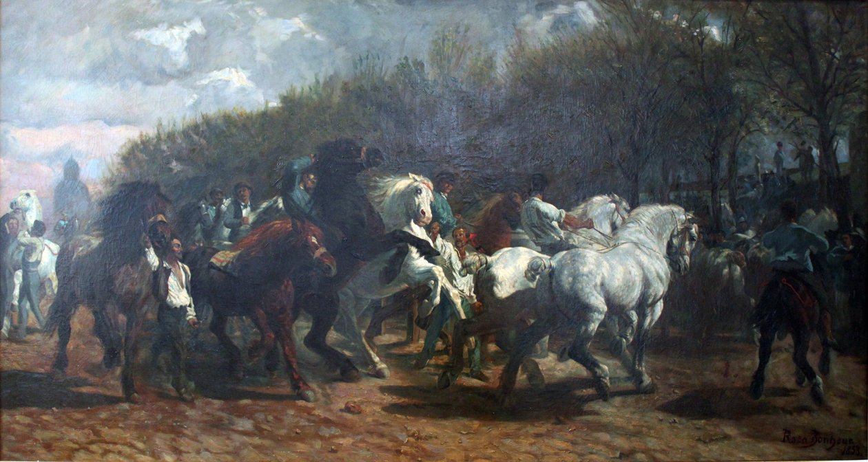 Paardenbeurs door Rosa Bonheur