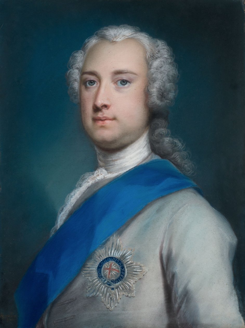 Portret van een man (pastel op papier) door Rosalba Giovanna Carriera