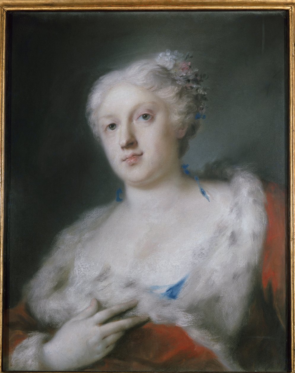 Zelfportret Schilderij door Rosalba Carriera (1675-1757) Turijn, Galleria Sabauda door Rosalba Giovanna Carriera