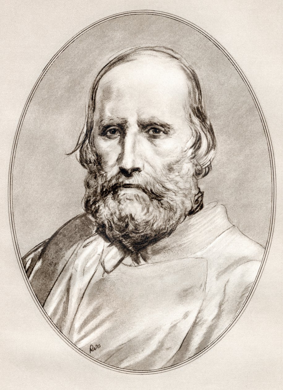 Giuseppe Garibaldi, uit Levensbiografieën van beroemde mannen door Ross Gordon