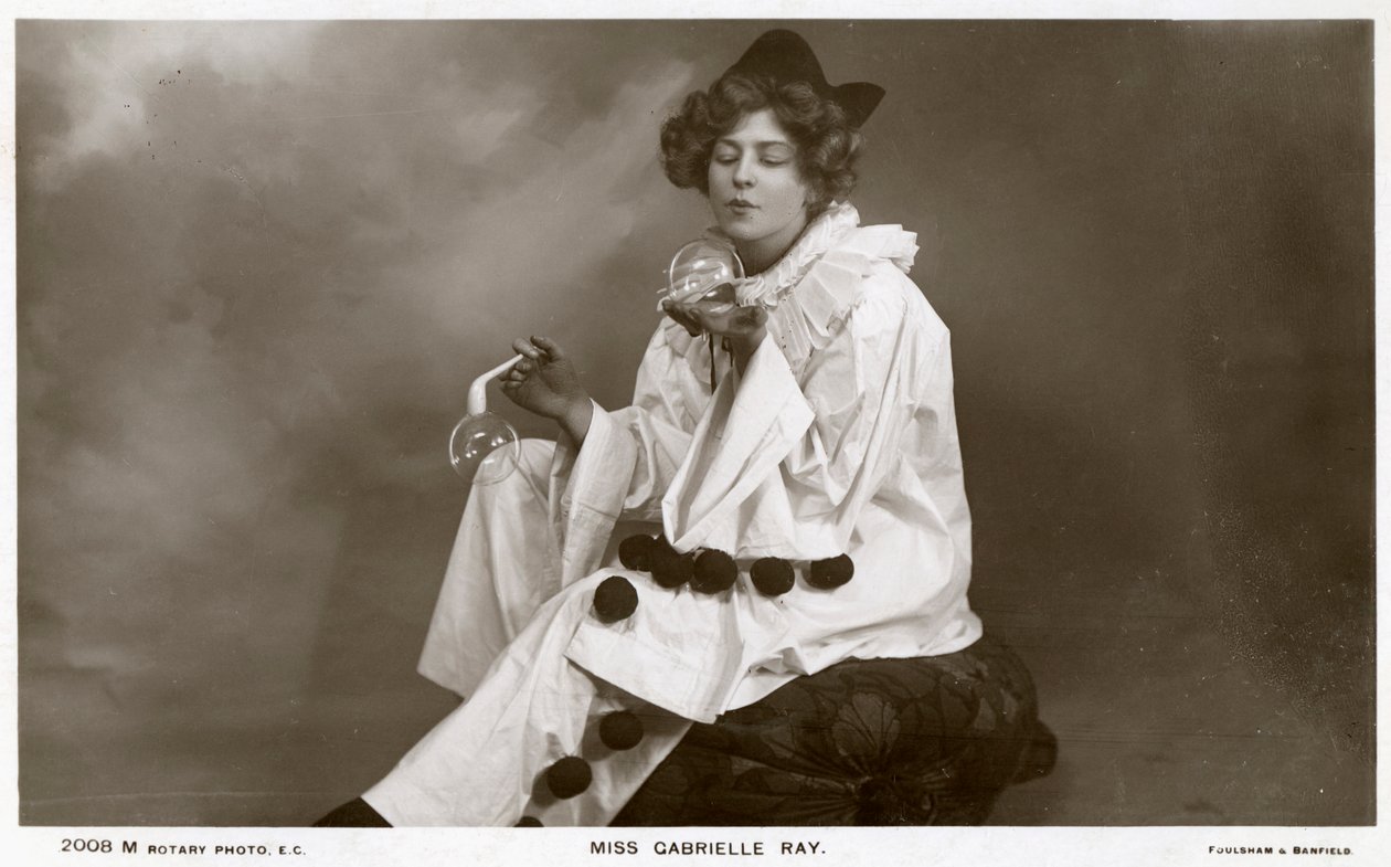 Gabrielle Ray, Engelse actrice, danseres en zangeres, ca. 1900s door Rotary Photo
