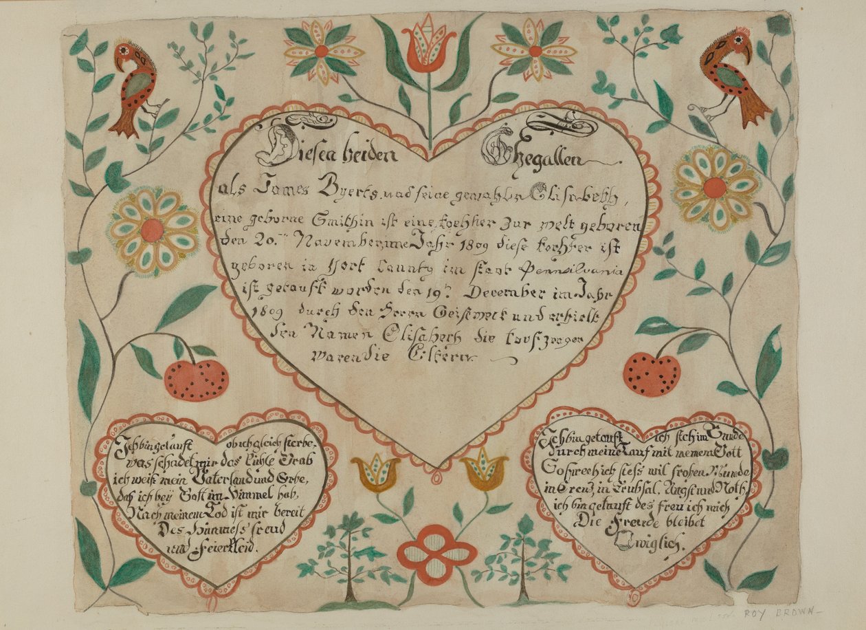 Fraktur door Roy S. Brown