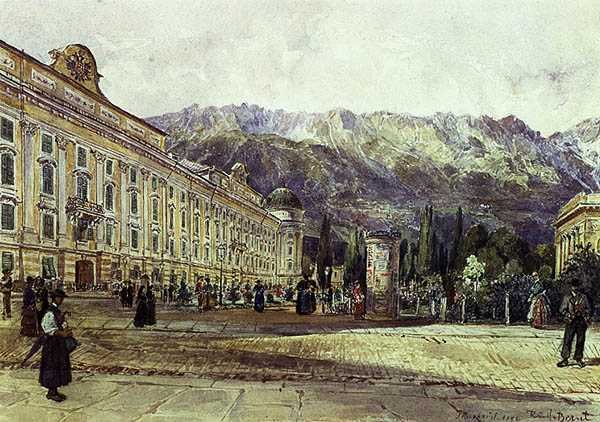 Burg, Innsbruck door Rudolf Bernt