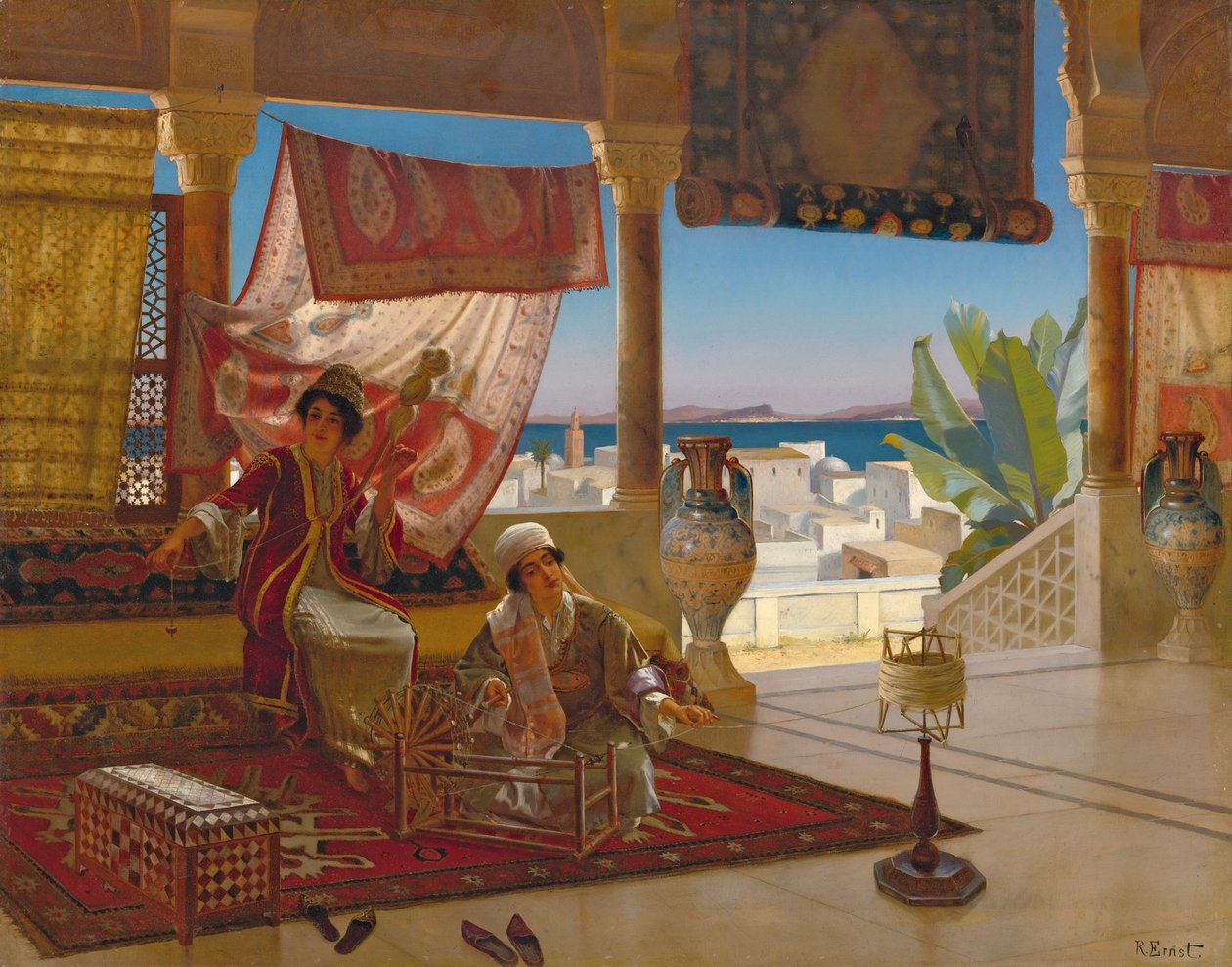 De wolspinners door Rudolphe Ernst