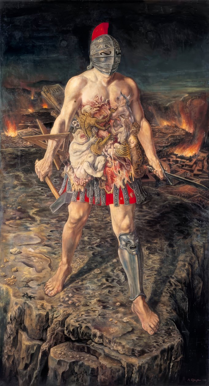 Blinde macht door Rudolf Schlichter