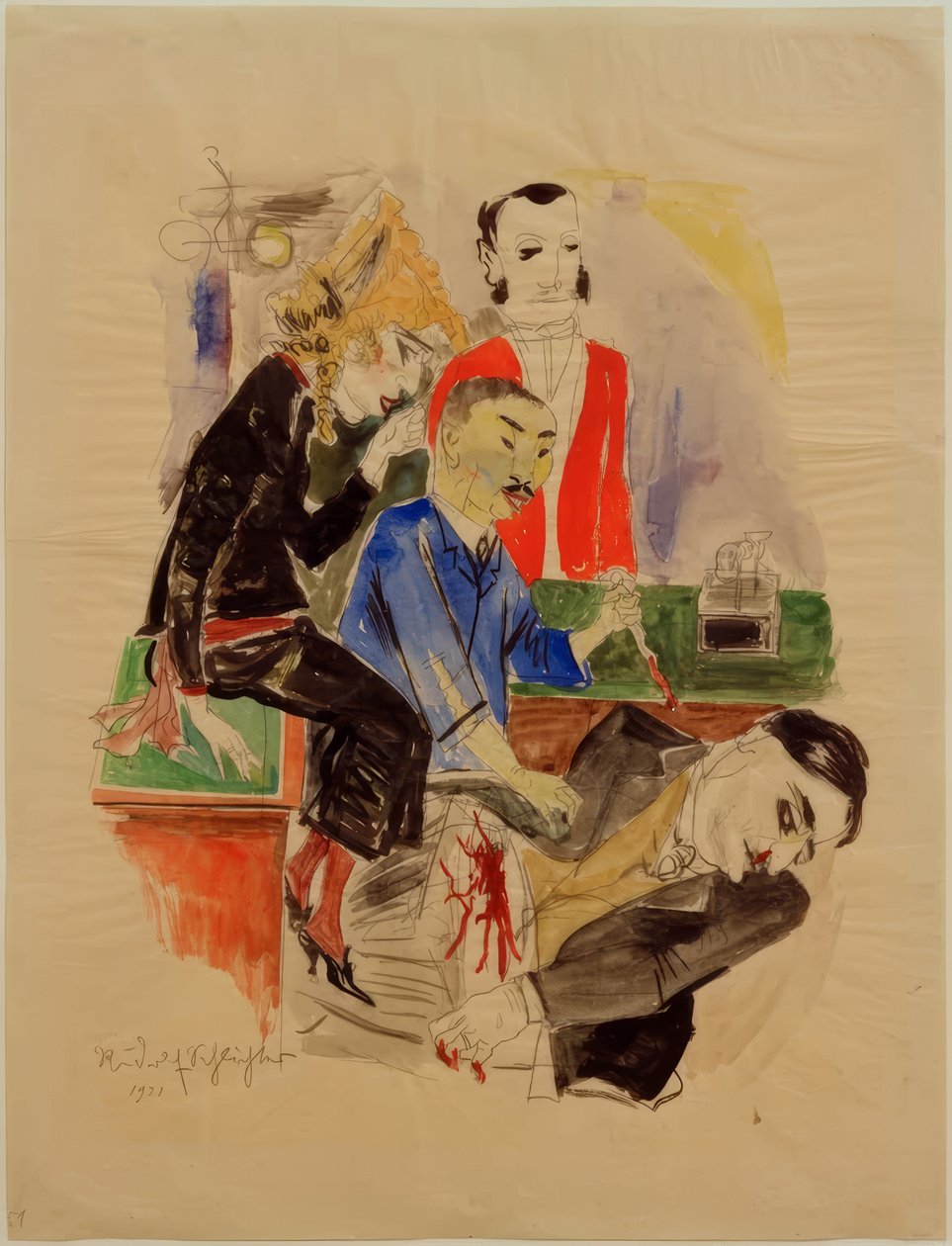 "Camera obscura I". Ontwerp omslag door Rudolf Schlichter