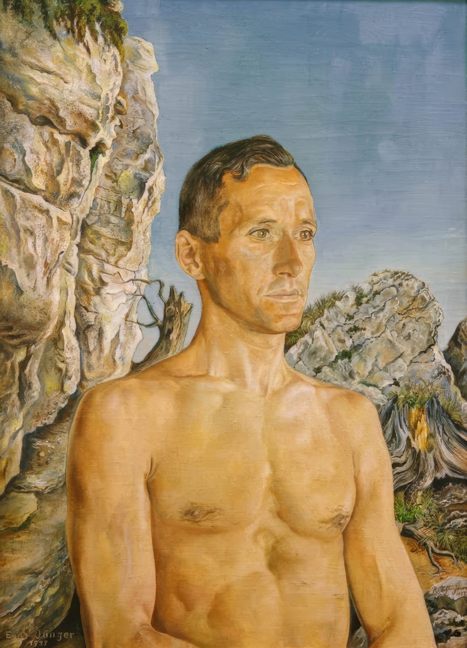 Ernst Jünger door Rudolf Schlichter